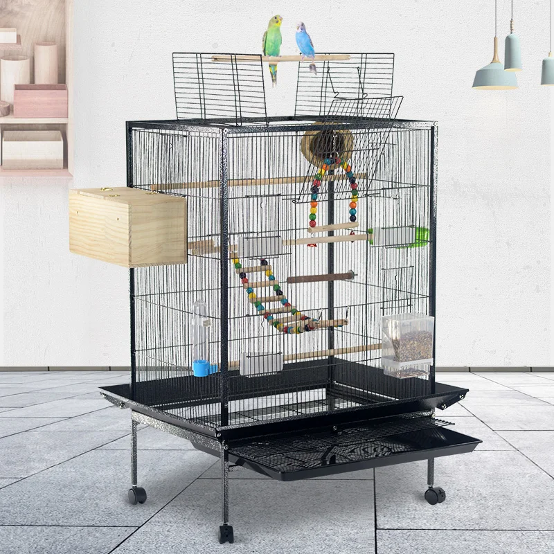 

Carrier Parrot Bird Cage Accessories Hamster Budgie Hammock Feeder Birdcage Toys Large Gabbia Per Uccelli Pet Supplies CY50BC