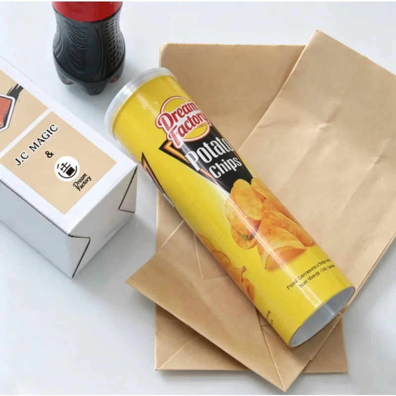 Coke To Crisps Stage Magic Trick Visual Transformation Vanish Production Magic Props Close Up Professional Magician Illusion