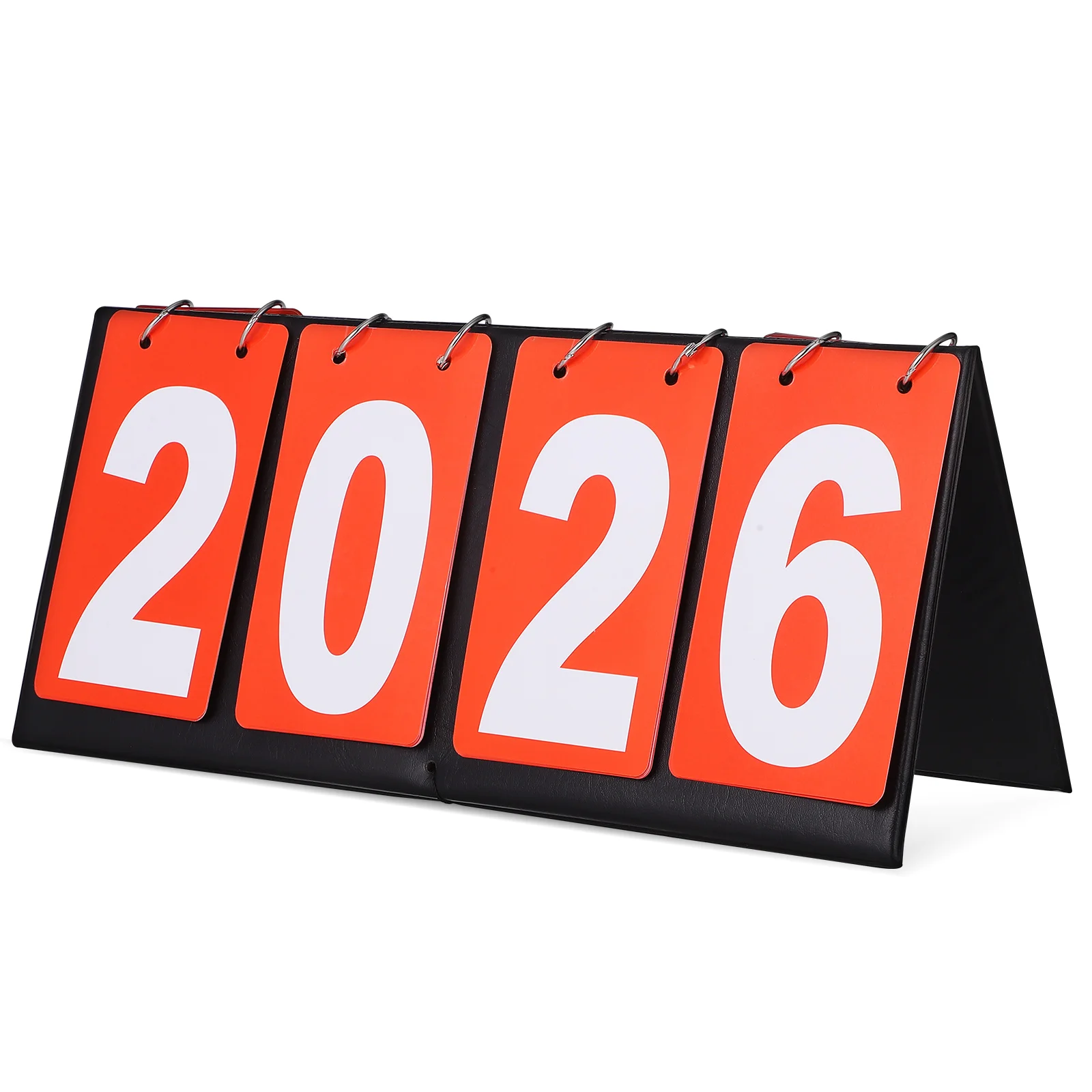 

Basketball Football Scoreboard Lightweight Portable Keeper Flipper Tabletop Scoreboard For Indoor Outdoor Red