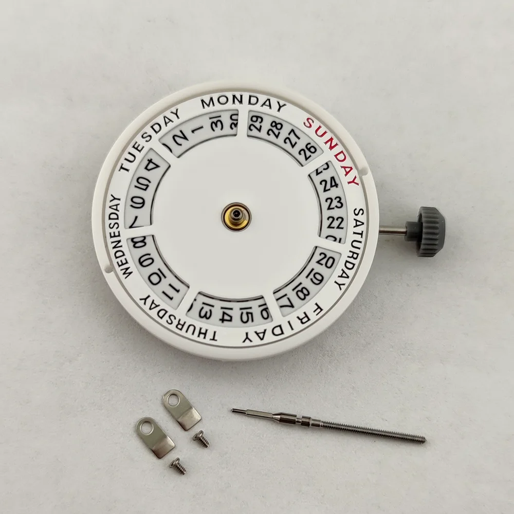 

Miyota 8285 Автоматический механический механизм Модный механизм часов Day-Date с неделей на 12:00/Дата в 3:00 часа 21 драгоценный камень