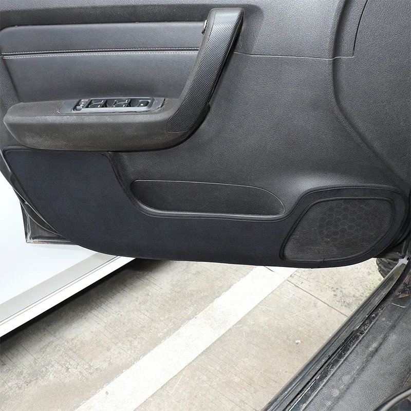 

4Pcs velvet black For Hummer H3 2005-2009 car door anti-dirty mat car interior protection modification accessories