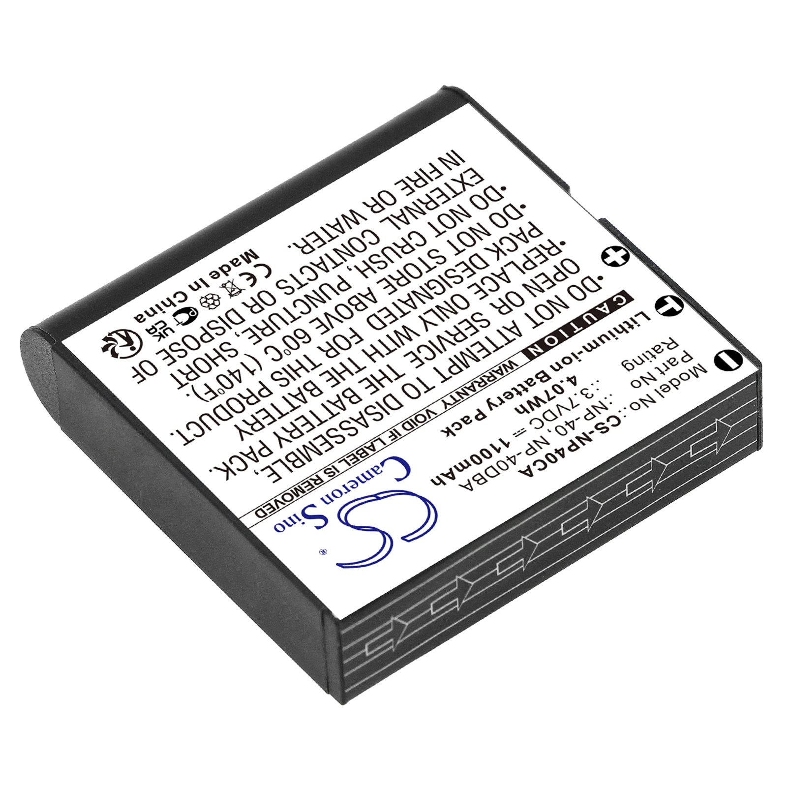 Li-ion Camera Battery for Digilife, 3.7V, 1100mAh , Compatible Models: Agfaphoto Microflex 100, Agfaphoto Microflex 102