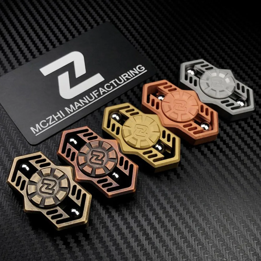 MCZHI EDC laiton Fidget Spinner jouets d'anxiété Fidget Spinners Fidget jouets adultes conceptions originales gyroscope