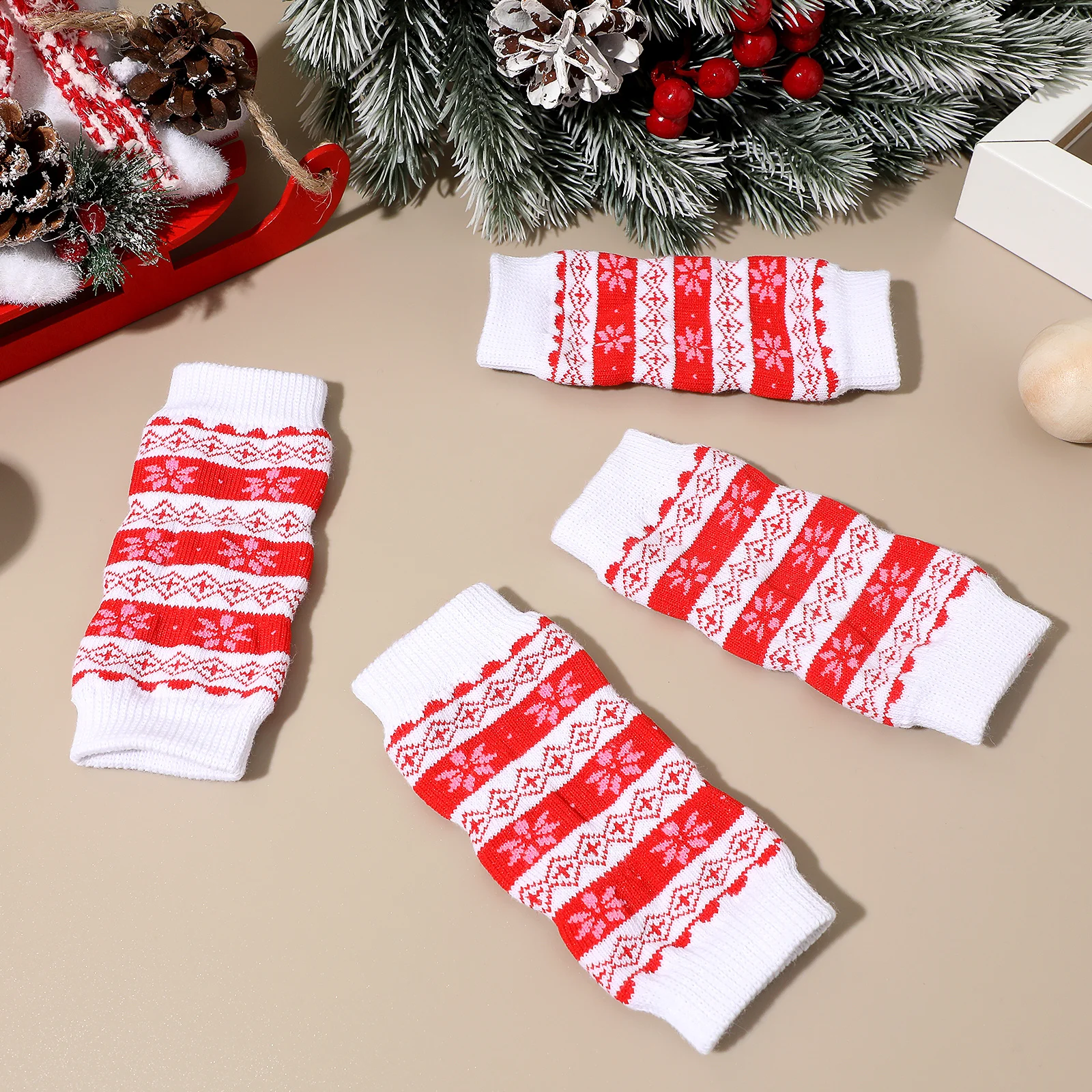 

4pcs Pet Leg Sleeves For Dogs Premium Warm Breathable Anti-Slip Knee Protection Dirt Proof Cover Dog Leg Protector Brace Fit