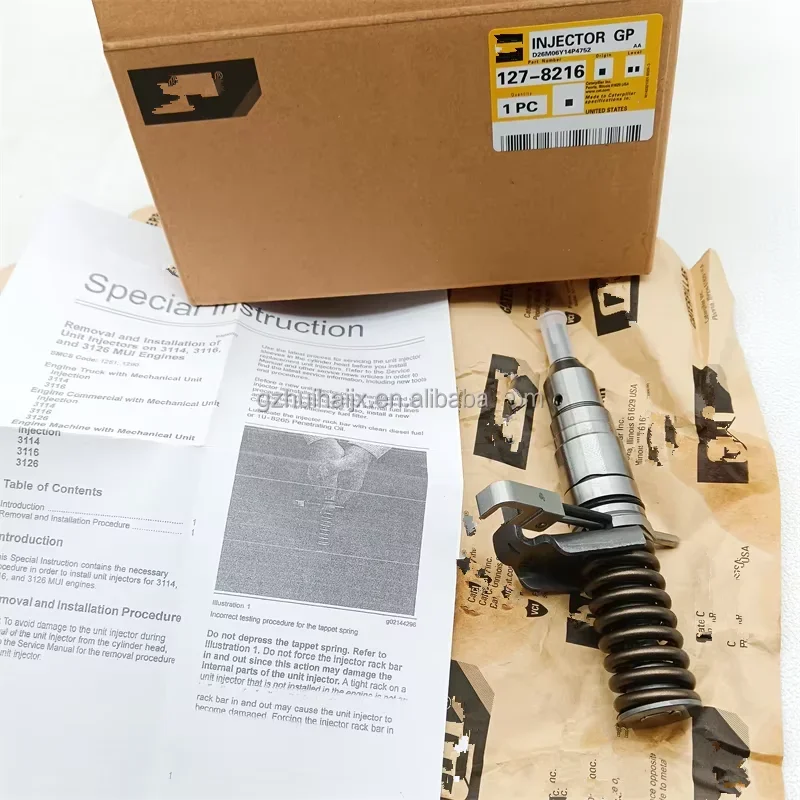 New High Quality  New CAT Engine  Diesel Fuel Injector 127-8216 Injector  for CAT Engine 3116 1278216