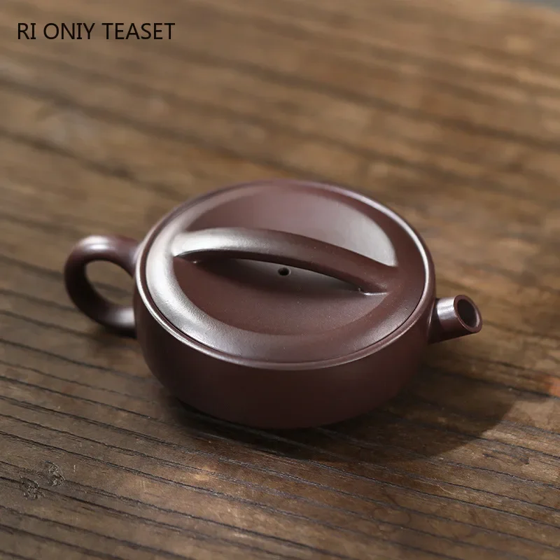 110ml Chinese Yixing Purple Clay Teapots Beauty Kettle Small Capacity Famous Handmade Tea Pot Raw Ore Zisha Tea Set Teaware