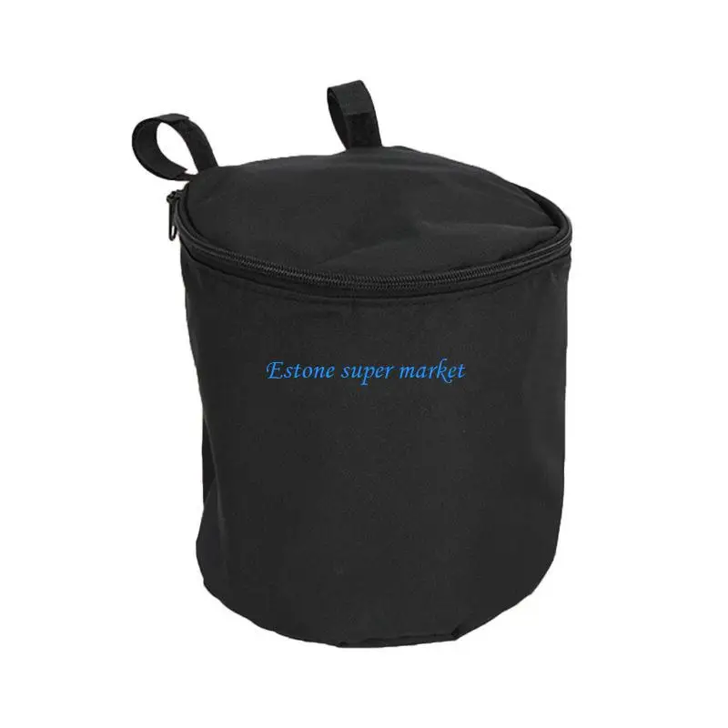 090B Baby Stroller Bag Portable Hanging Storage with Lid and Zipper for Milk Bottle Diaper Bag Tissue Wet Paper