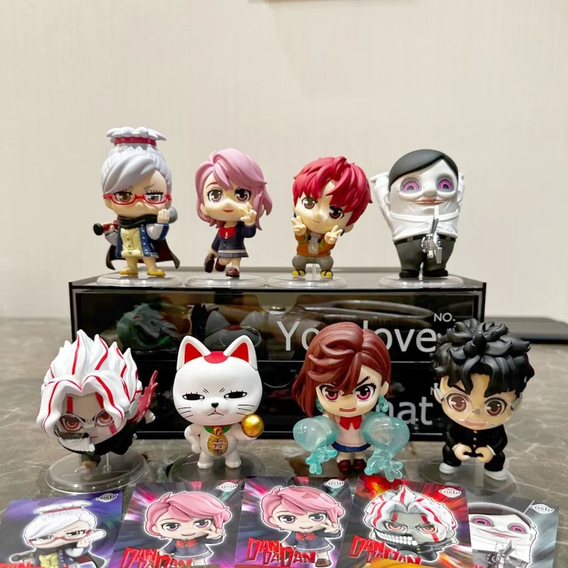 

Authentic Hot Toys Dandadan Cosbi Collection 8+1 Blind Box Chibi Q-Version Figures Okarun Momo Speed Granny Pvc Anime Doll Decor