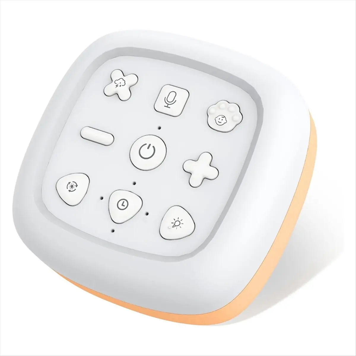 a76kbg-ワイヤレスホワイトノイズマシンサウンドマシン30種類の音睡眠補助、7色ベビーナイトライト（3分録音機能付き）