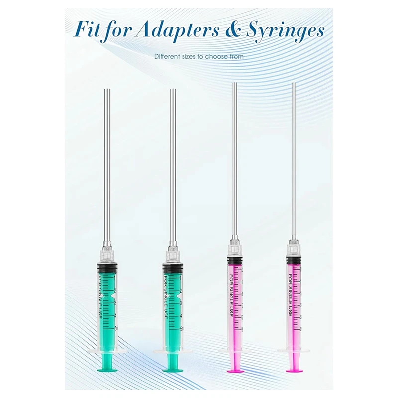 스테인레스 스틸 디스펜스 바늘 10개 무딘 팁 디스펜스 바늘 4인치, 12 게이지