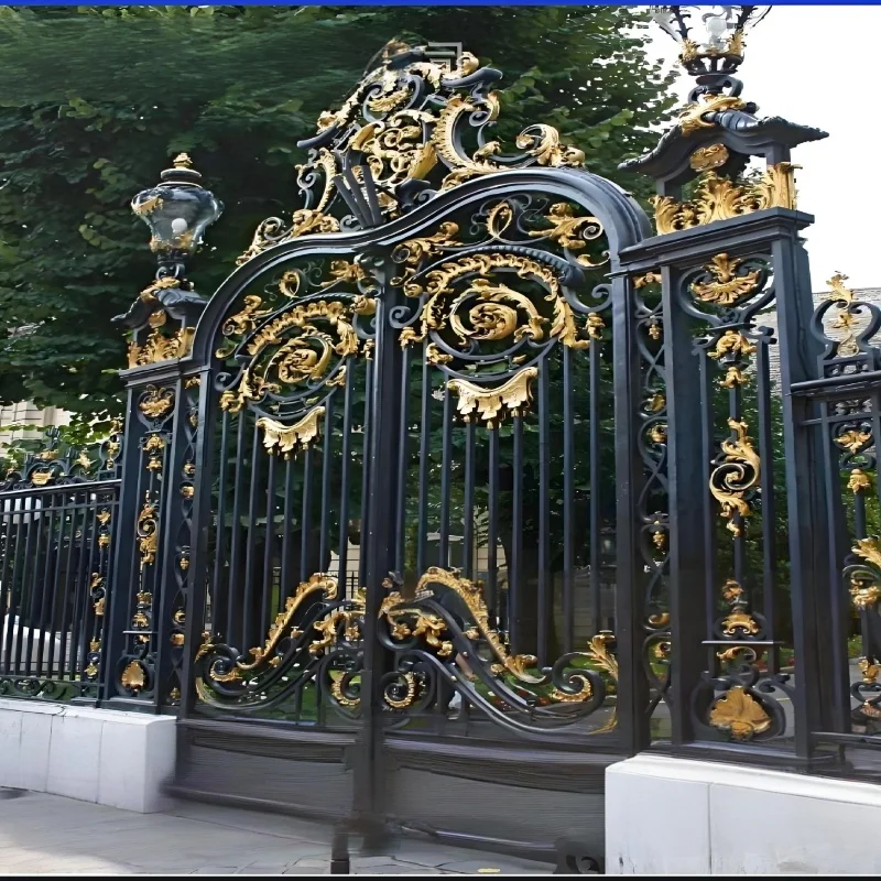 私道のゲートの販売のためのアルミニウム錬鉄製のゲートの設計