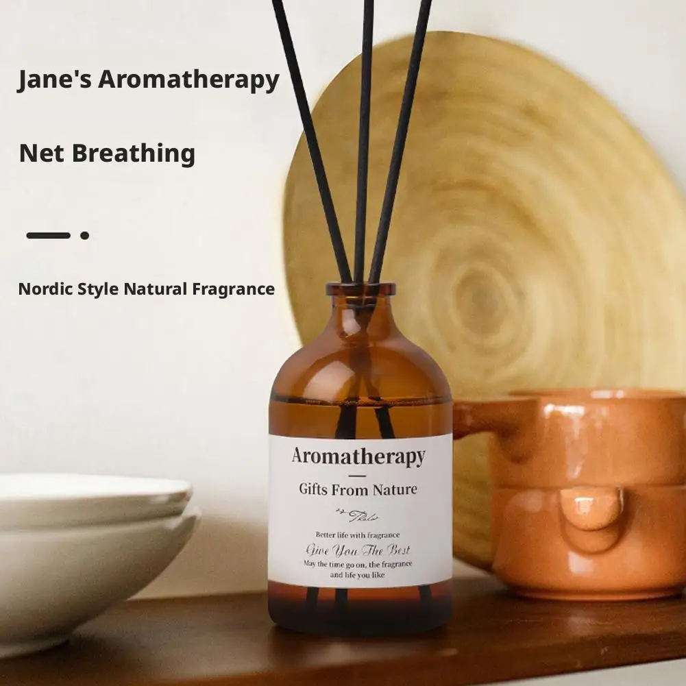 

1pcs New Aromatic Reed Diffuser Lime Basil Home Perfume Fireless Aromatherapy Diffuser for Bedroom Fragrance Decoration Z4X2