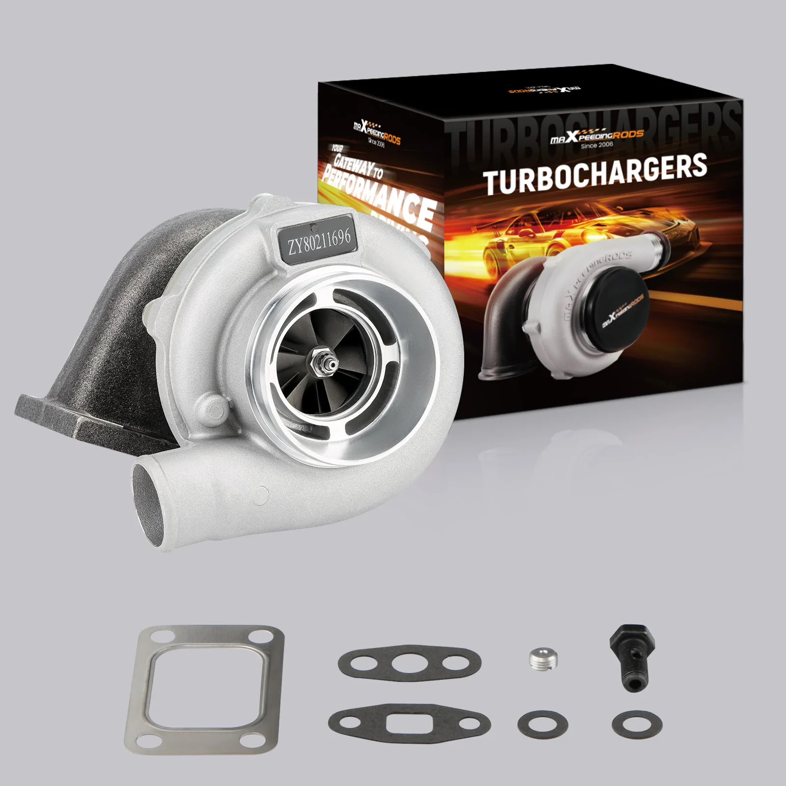 GT3037 GT3076 T3.82 A/R Turbo/Turbocharger Compressor GT30Boost Up to 500 HP