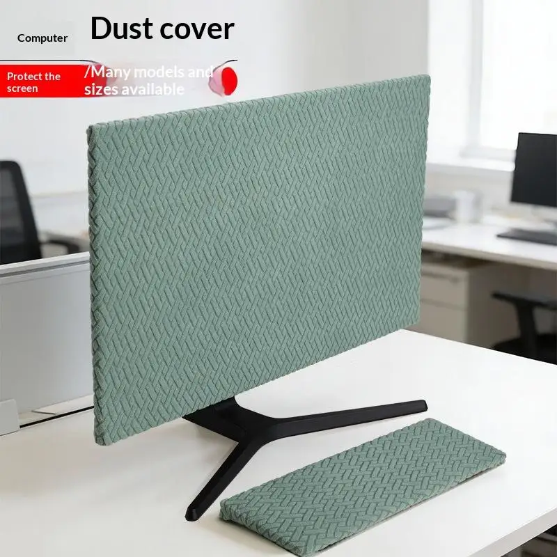Monitor Dust Protector for 27-30 Inch Screens Elastic Design Ideal for Workspace