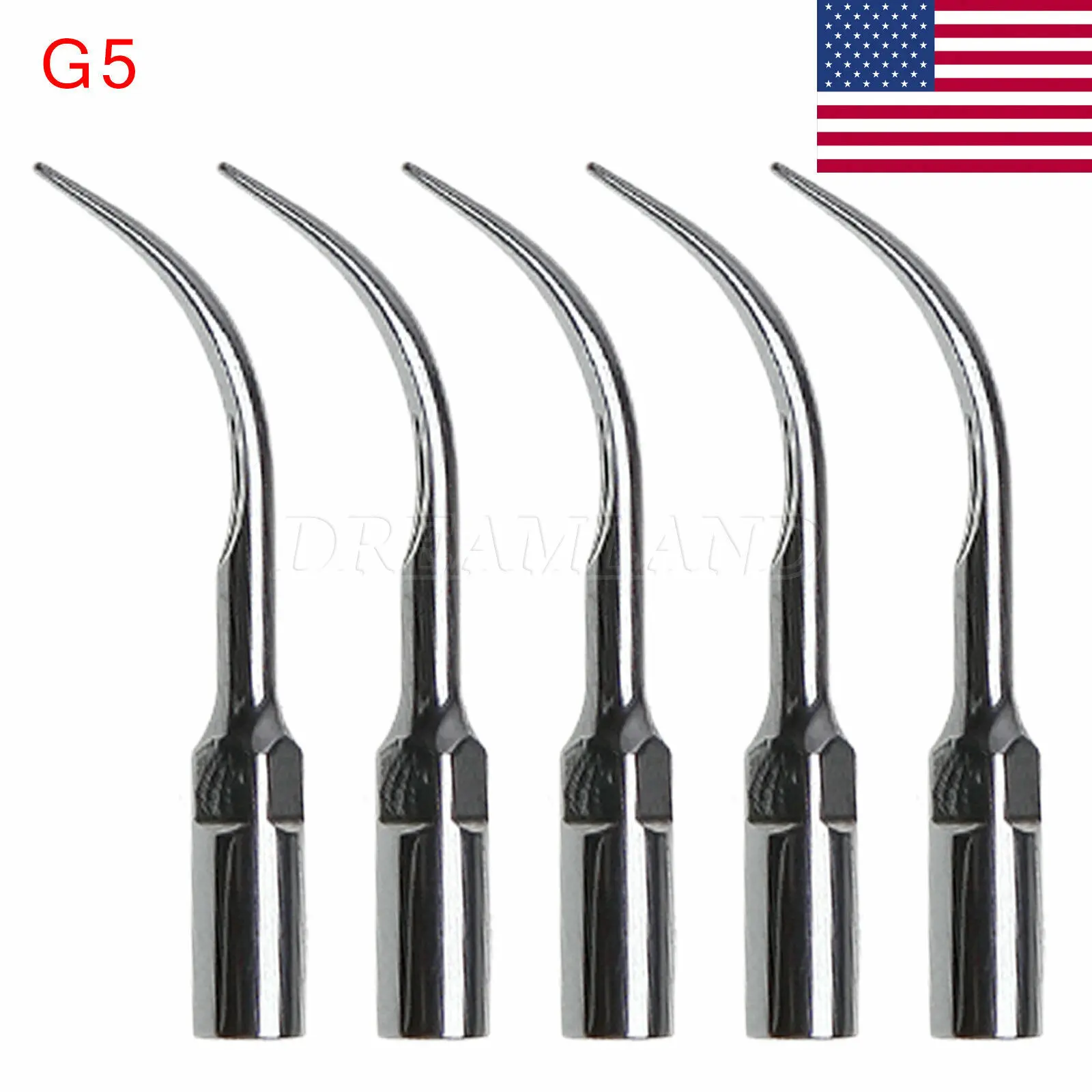 20 PCS Dental Ultrasonic Piezo Scaler Tips scaling tip Fit EMS Woodepecker G5