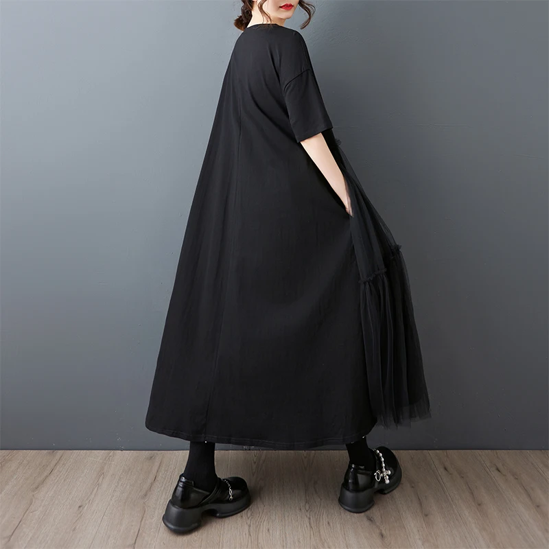 بلوفر التخسيس الدائري Ne Splice Me لون نقي كاجوال صيفي جديد Sle النسخة الكورية Dr مريح للتنفس Sprin...