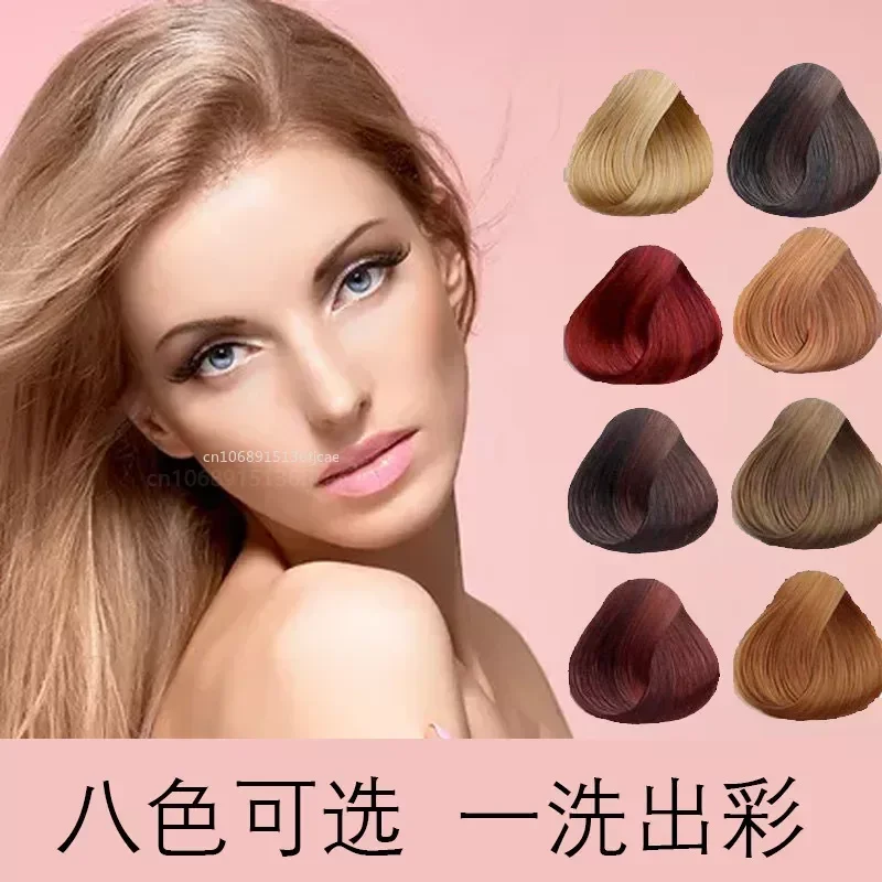 Pro 1pc Shampoo Instant Haar färbemittel weißes Haar in schwarze milde Formel Ingwer extrahiert mehrfarbige Haarstyling-Werkzeuge