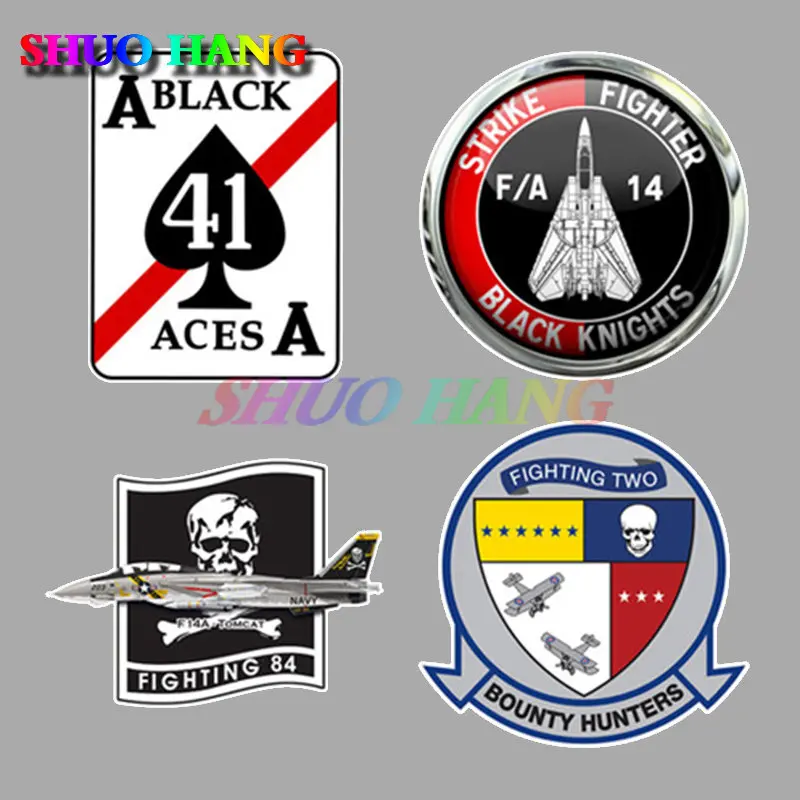 

Grumman Tomcat F14 Blason Vf 31 Tomcats Squadron Avion Stickers Car Window Bumper Motorcycle Helmet Laptop Snowboard Boat Decals