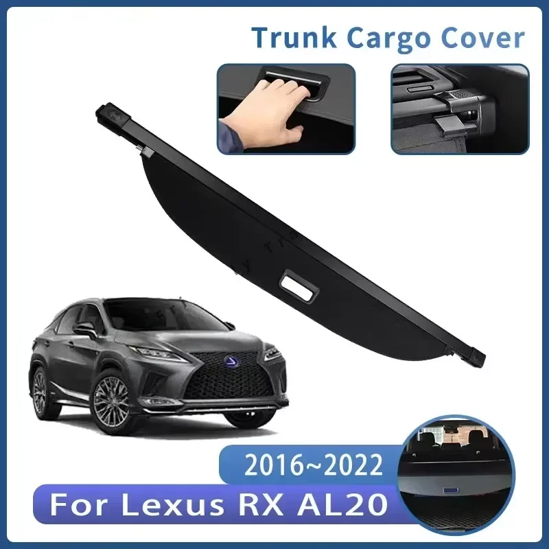 

Car Trunk Bracket For Lexus RX AL20 2016~2022 2020 Rear Trunk Cargo Cover Retractable Curtain Partition Privacy Auto Accessories