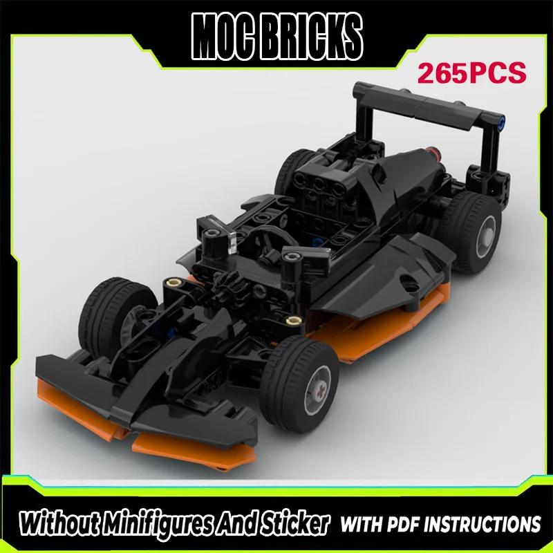 

Speed Racing Car Model MOC Building Bricks Small Racing Car Modular Technology Gifts Holiday Assemble Children Toys Suit