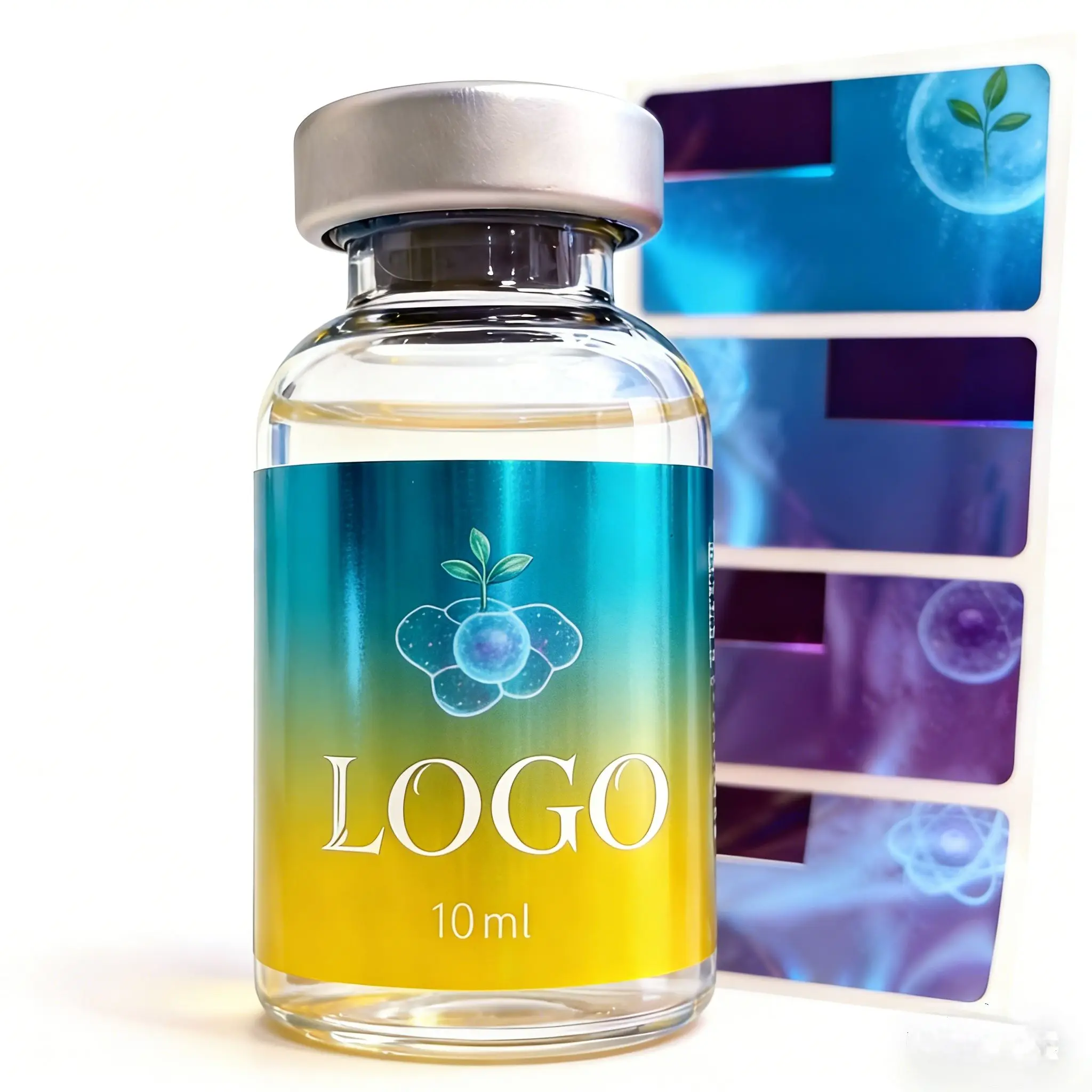 Custom Affordable Easy Peel Vinyl Adhesive Label 5ml-20ml,Waterproof Sticker for Household Cleaner Home Industry Small Bottle