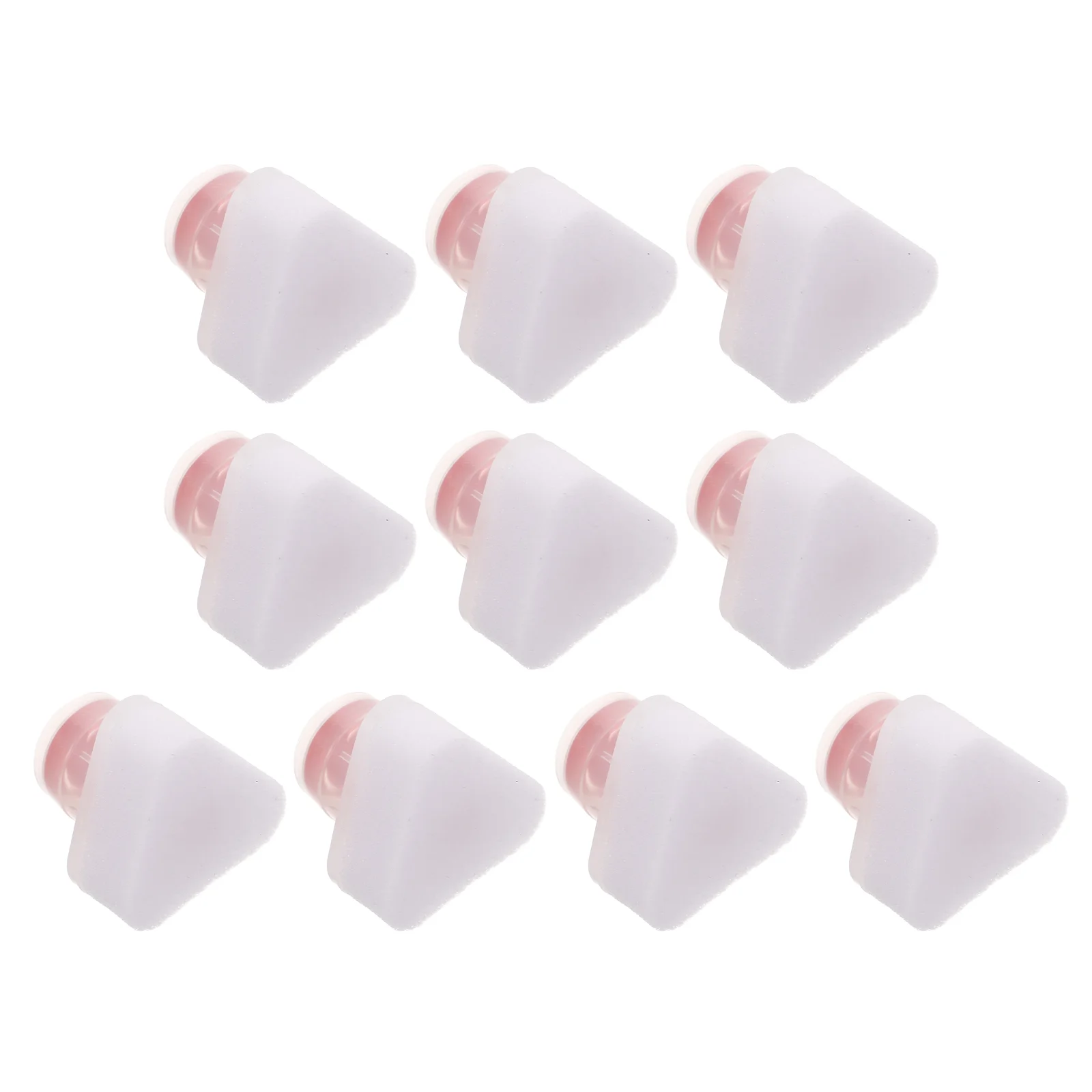 10 Pcs Shoe Polish Brush Head Shining Applicator Boot Shine Foams Sponge Cleaning for Shoes