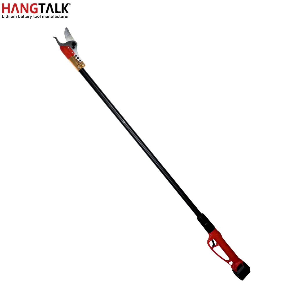 GOBALYARD 25.2V Telescopic Tree Pruner long pole Shear 4 h/4000 cuts  2 different cutting size electric pole Pruning Shear