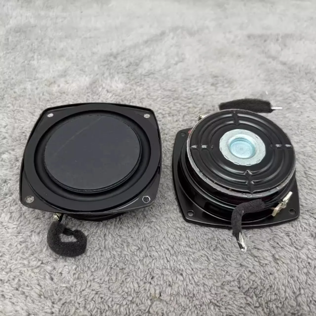 GHXAMP 3 Inch 74mm Ultra-Thin Neodymium Subwoofer Speaker - 20W 6Ohm Bass with Inverted Rubber Surround (7.4cm) 2PCS