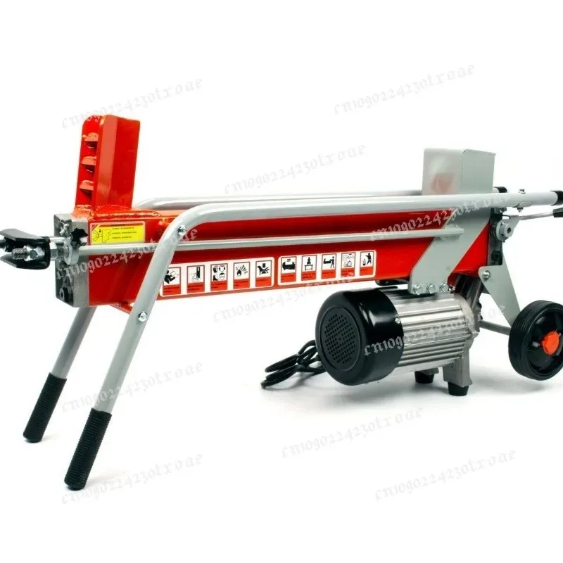 Electric Log Splitter 8 Ton 220V Hydraulic Ram Wood Splitter Machine Horizontal Firewood Splitting Tool