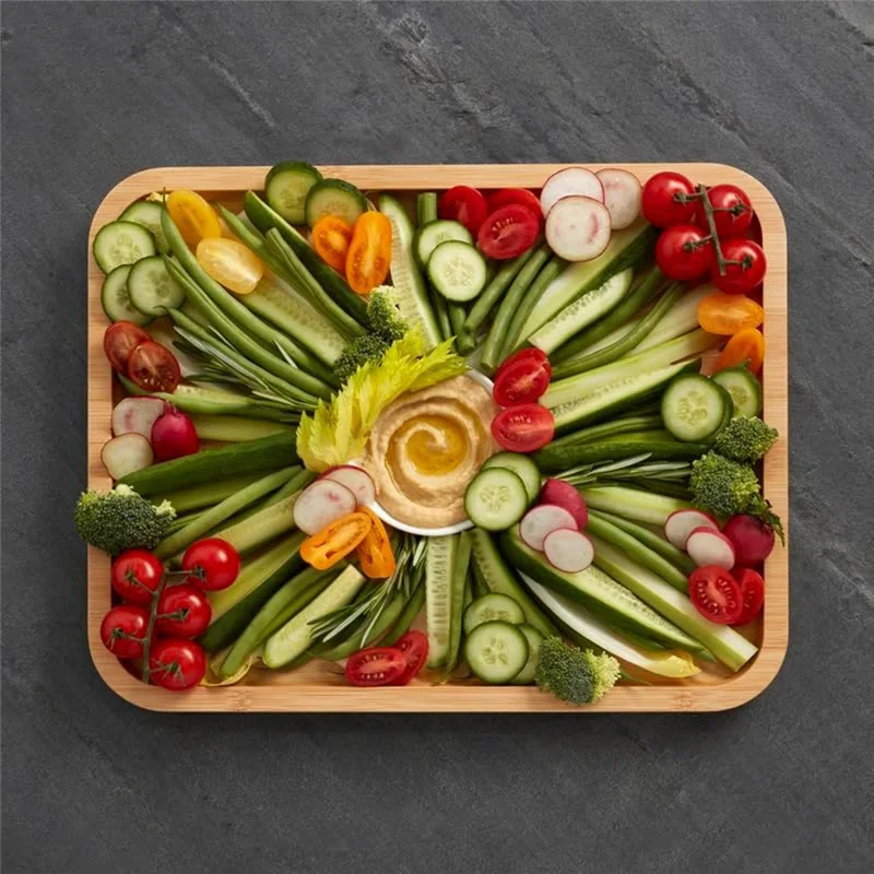 

ABHG-Cutting Board With Built-In Compartments And Clear Locking Lid With Handles, Perfect For Charcuterie, Snacks, And More