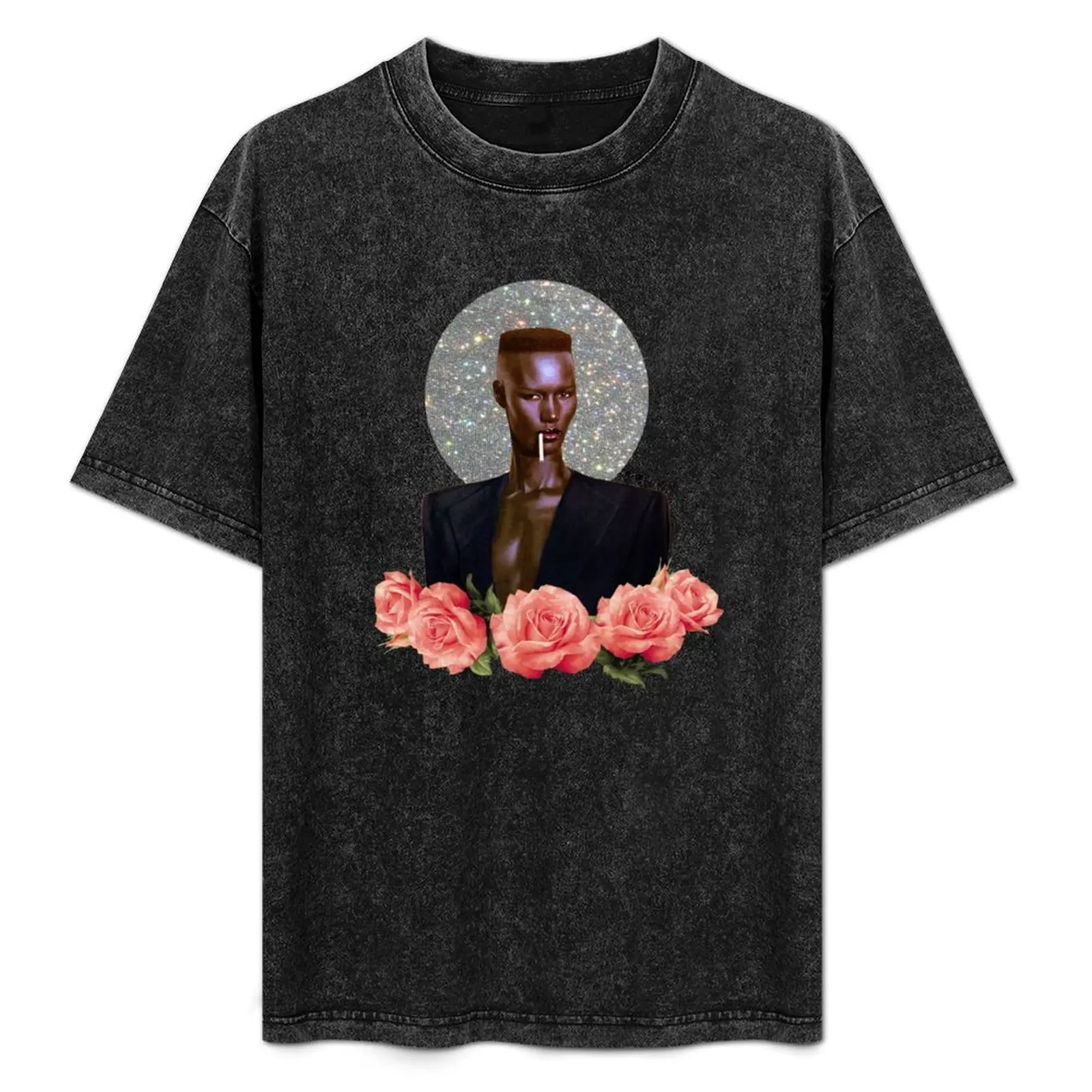 

grace T-Shirt Basic Breathable Solid Color T-Shirt