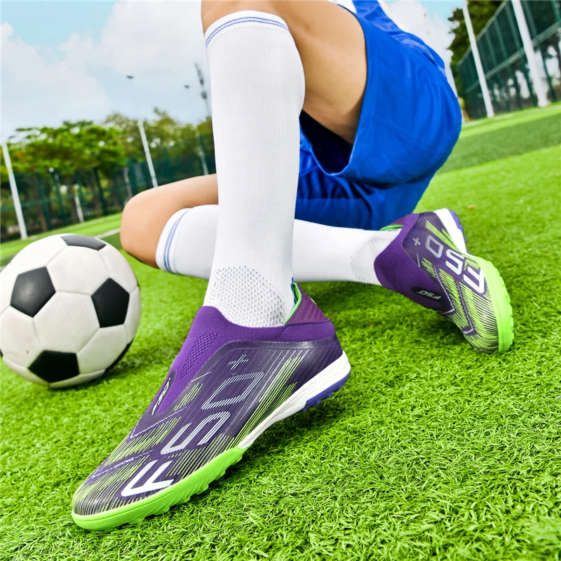 

Новые мужские футбольные бутсы для газона и зала, нескользящие, ультралегкие, комфортные, для взрослых