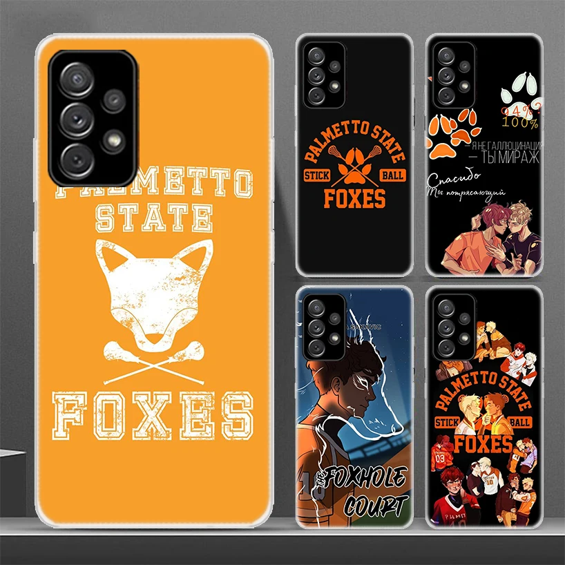 Andreil All For The Game Palmetto State Foxes Soft Phone Case for Samsung Galaxy A51 A71 A41 A31 A21S A11 A10 A20E A30S A40 A50S