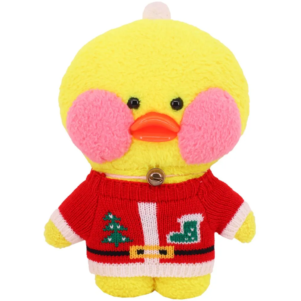 Red Series Duck Doll Clothes Accessories for 30Cm Plush Lalafanfan Animal Stuffed Plush Toy Christmas Gift Toy,Kawaii Doll Dress