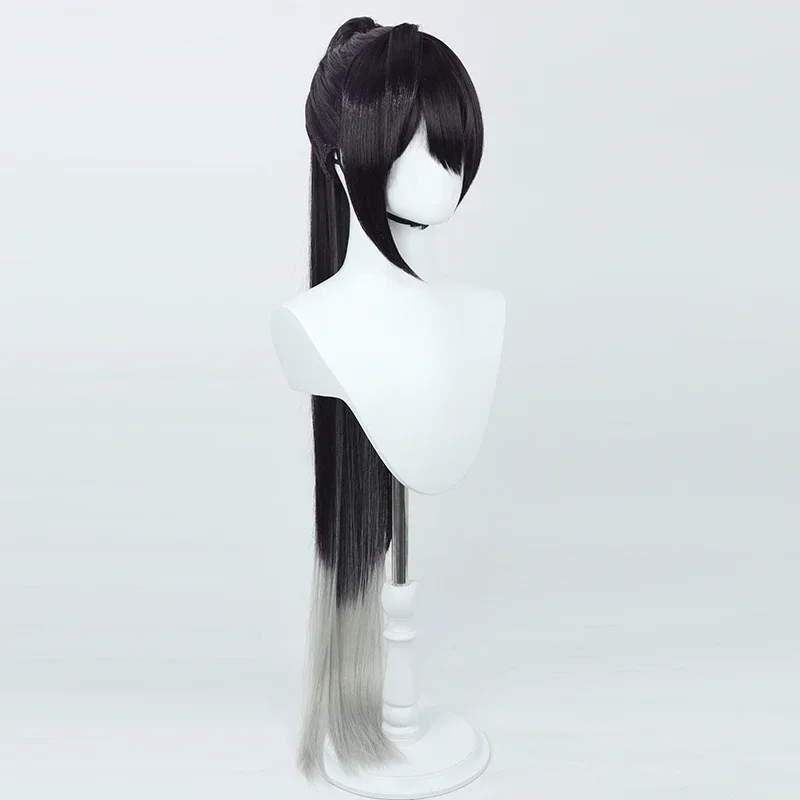 Game NIKKE The Goddess of Victory Sin Cosplay Wig 100cm Long Ponytail Wig Heat Resistant Wigs for Halloween Costume Role Play