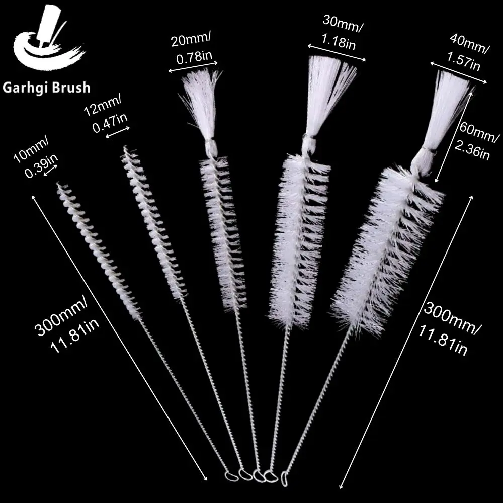 Nylon rohr Reinigungs bürsten manuelle Handwerkzeuge Stroh glas Wasch düsen Flasche Test labor Kolben reiniger Haushalts zubehör – Detail 5