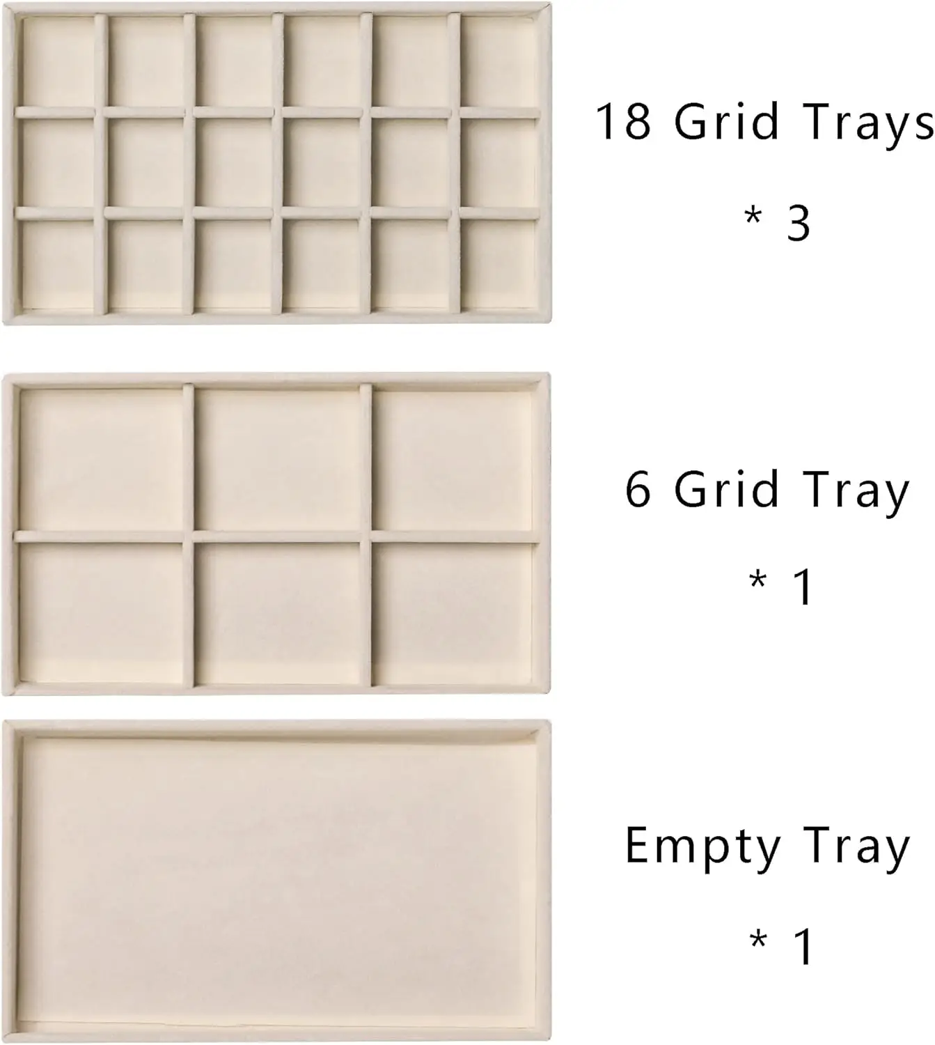 صندوق منظم مجوهرات أكريليك مع 5 أدراج منظم حامل أقراط مع صواني مخملية مجوهرات شفافة #3