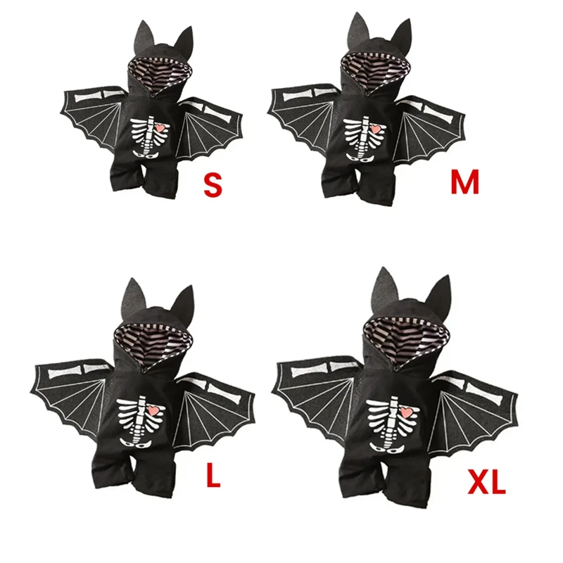 Dog Bat Clothing Halloween Pet Costumes Bat For Small Medium Large Dogs