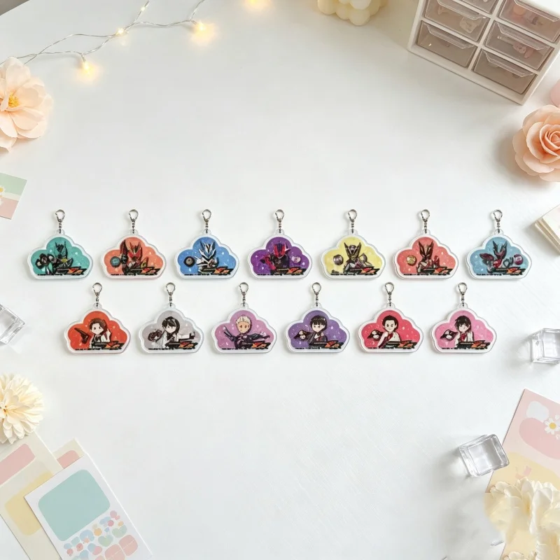 Kamen Rider Zeztz Anime 6CM 2026 New Style Acrylic Keychain Bag Pendant (Maku Yoroz/Ittetsu Katagiri) Anime Merchandise Gift