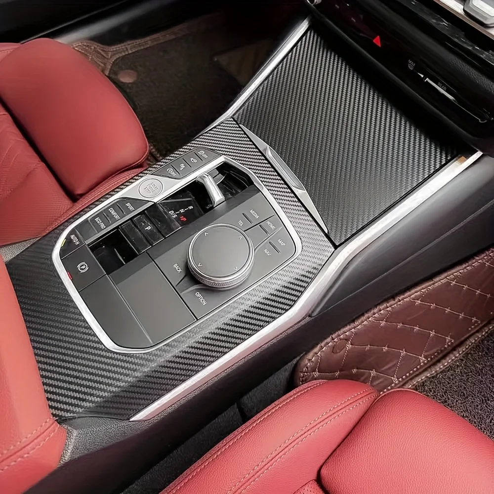 

Для Porsche Macan 2014-2020 внутренняя центральная панель управления дверная ручка 5D наклейки из углеродного волокна наклейки аксессуары для стайлинга автомобилей