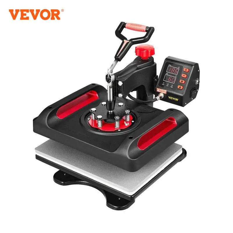 

VEVOR Heat Press Machine Sublimation Kit 15 X 12 Inch 11 In 1 Double Tube Heating Transfer for Mugs Case Cups Plate Print