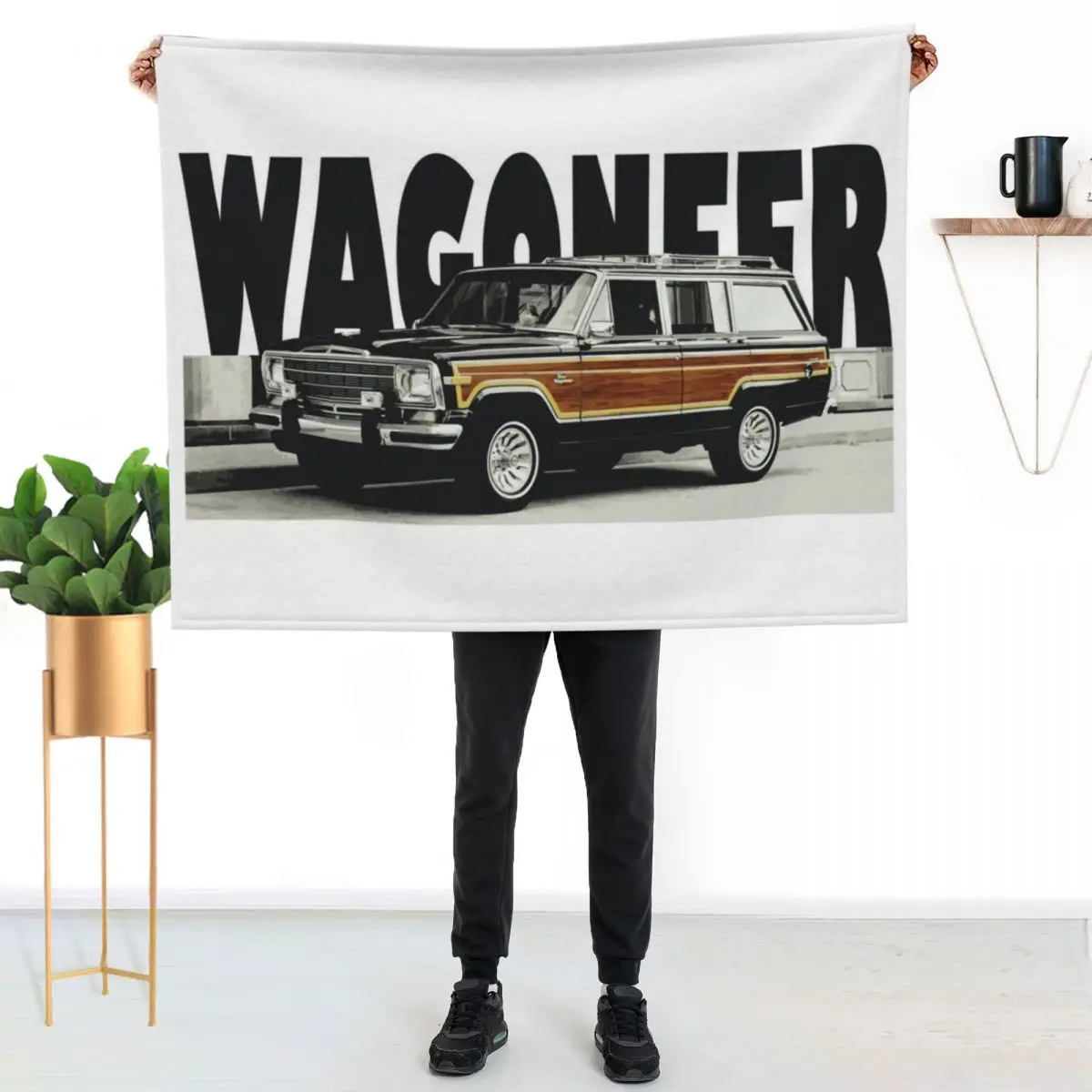 

Wagoneer Throw Blanket Warm Throw Blanket Gift for Anniversary