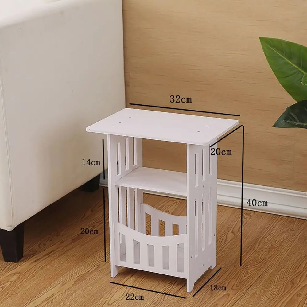 Household Small Bedside Table Furniture Square Modern Nightstand Detachable Mini Bedside Cabinet Home