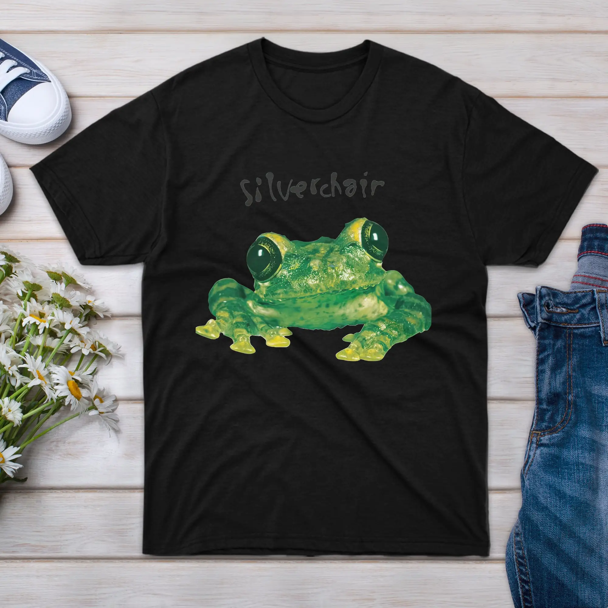 T Shirt Silverchair for Men Sleeve Frogstomp Boy _95 Girl Frog Women Family Friend