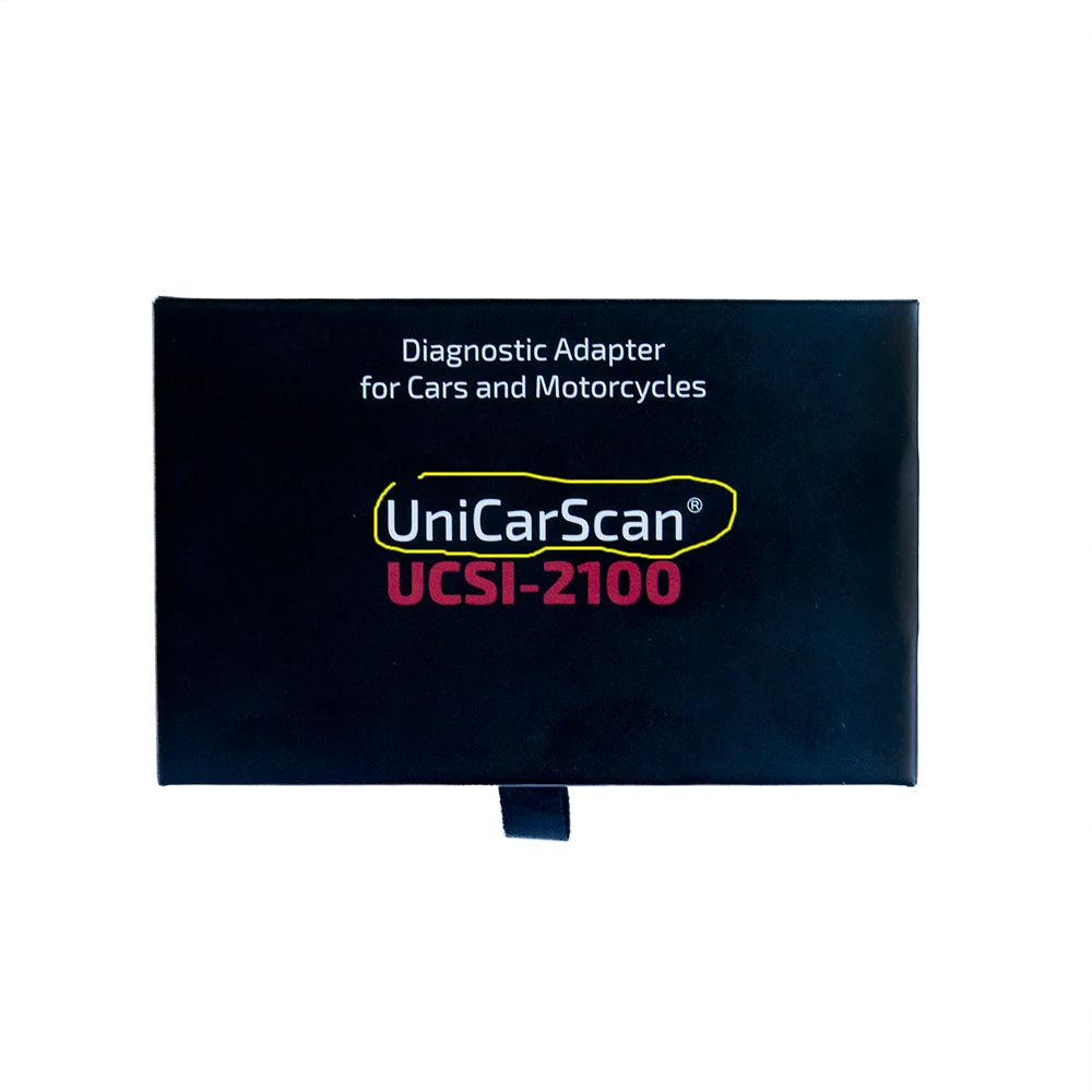 UniCarScan adaptor diagnostik UCSI-2100 BMW kendaraan sepeda motor Triumph dan sepeda motor lainnya mendukung Android iOS