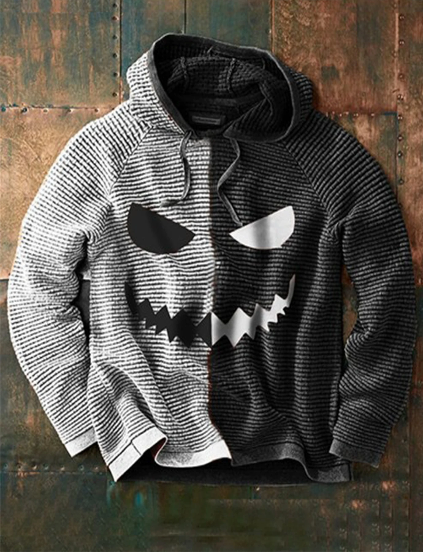 Halloween Men's Graphic Hoodie Pumpkin Prints Classic Casual 3D Pullover Holiday Fashion Hoodies Thin Style Long Sleeve Hooded