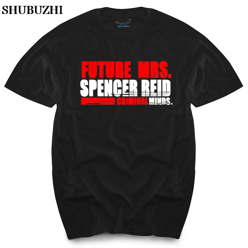 Criminal Minds Spencer Reid Future Bride Licensed Adult Shirt S-3XL cotton men tshirts