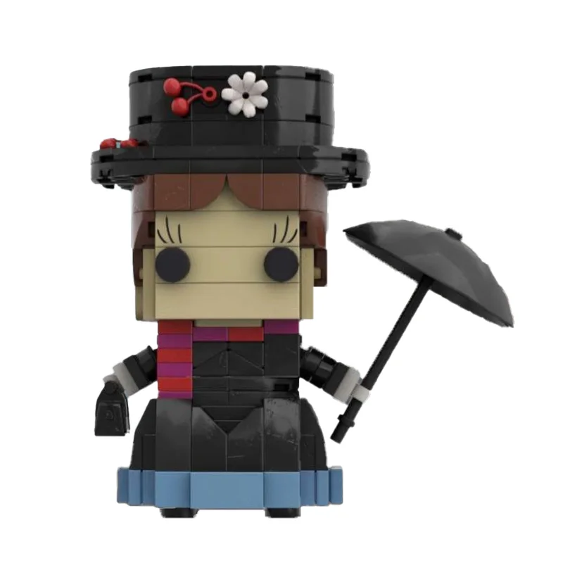 200-delig MOC Elegant Teacher Brickheadz Bouwsteenmodel Kerst Verjaardagscadeau Inspireert Unlimited Creativity Building Set