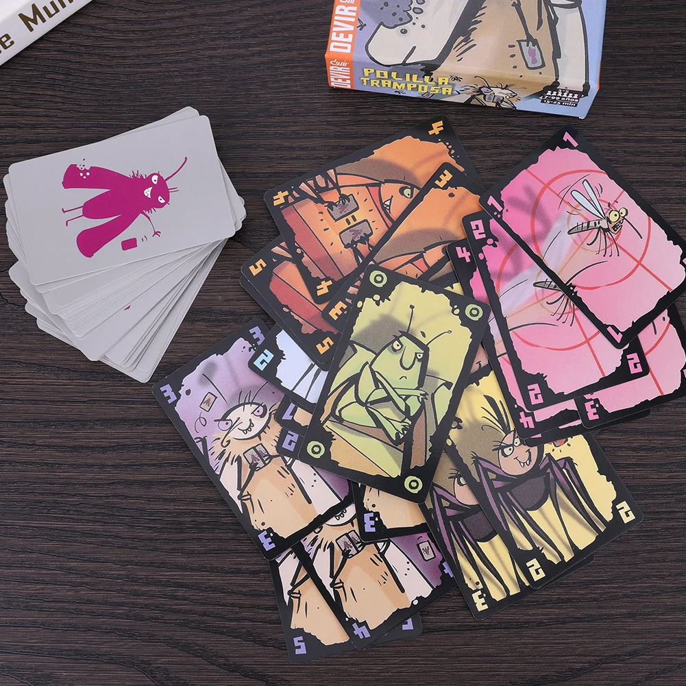 POLILLA TRAMPOSA الإسبانية الغش العثة الألمانية صرصور الكبار الأطفال الترفيه لعبة الحفلات الإبداعية الهدايا الصغيرة الإسبانية