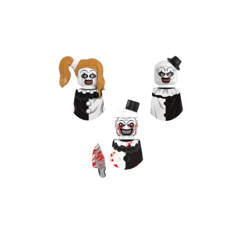 Horror Movie Character Selling Pumpkin Man Witch Vampire WM6205 X0341 Action Figure Building Blocks Accessories Model Toys Gifts